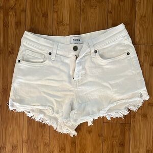 Pistola Women's White Denim Shorts